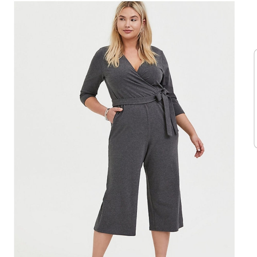 Torrid Tie Jumpsuit